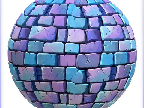 Stylized Wall Seamless Texture CG 텍스쳐