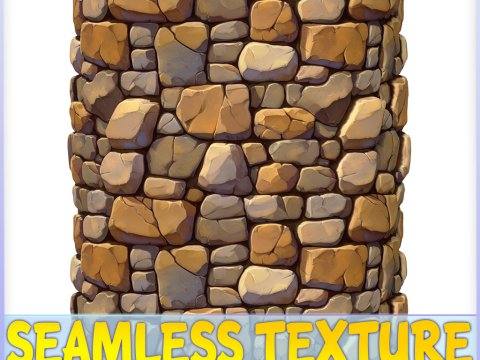 Stylized Wall Seamless Texture CG Tekstury