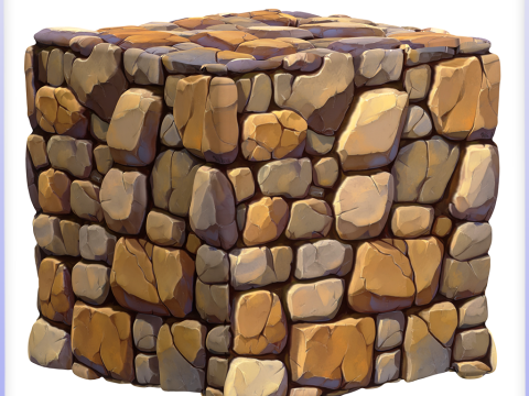 Stylized Wall Seamless Texture CG 텍스쳐