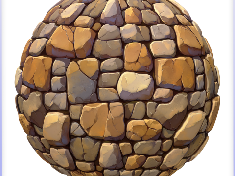 Stylized Wall Seamless Texture CG 텍스쳐