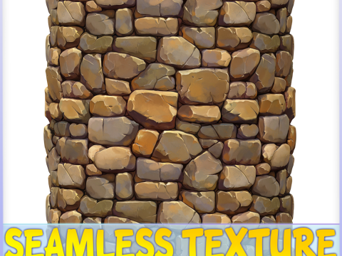 Stylized Wall Seamless Texture CG Текстуры