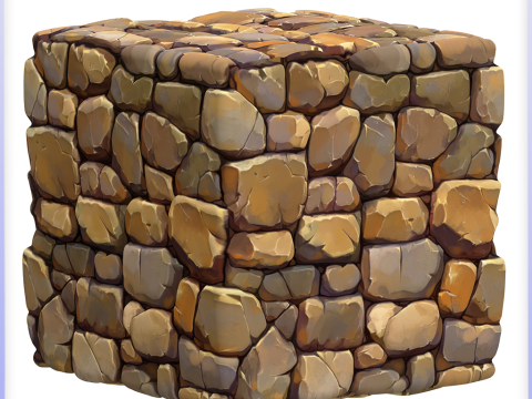 Stylized Wall Seamless Texture CG Текстуры