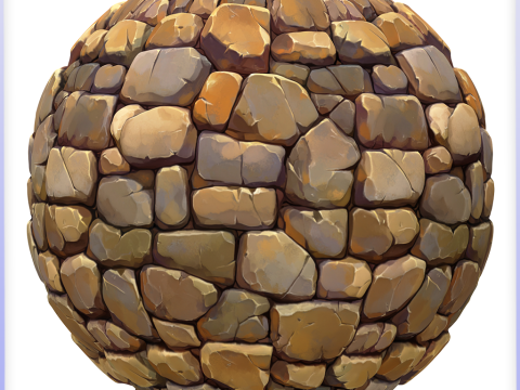 Stylized Wall Seamless Texture CG Текстуры