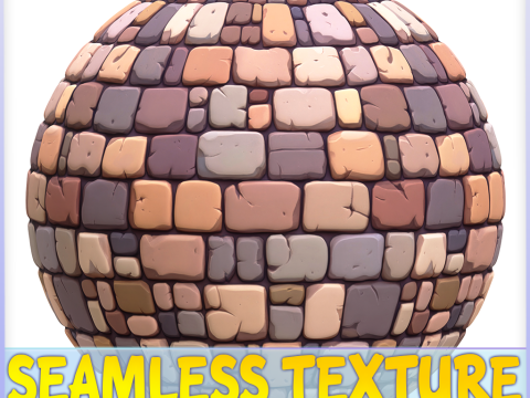 Stylized Wall Seamless Texture CG Textures