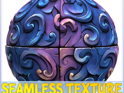 Stylized Wall Seamless Texture CG Textures