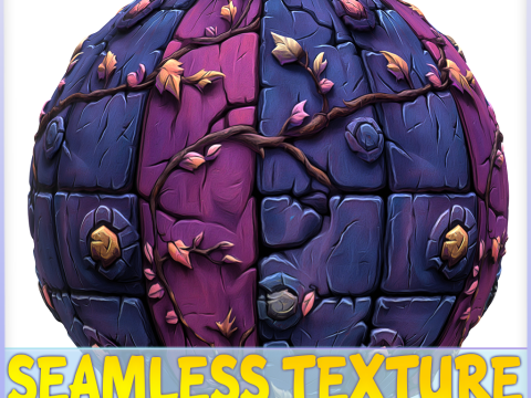 Stylized Wall Seamless Texture CG Tekstury