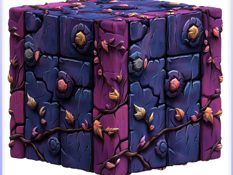 Stylized Wall Seamless Texture CG Textures