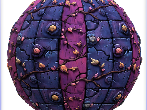Stylized Wall Seamless Texture CG Textures