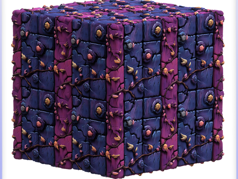 Stylized Wall Seamless Texture CG Textures