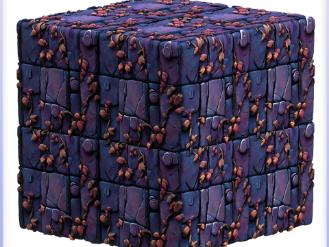 Stylized Wall Seamless Texture CG Textures