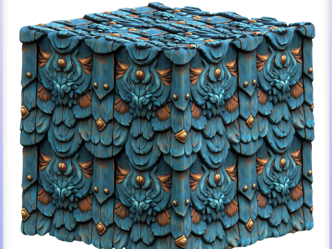 Stylized Wall Seamless Texture CG Textures