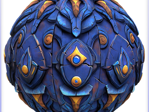 Stylized Wall Seamless Texture Tekstur CG