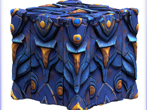 Stylized Wall Seamless Texture Tekstur CG