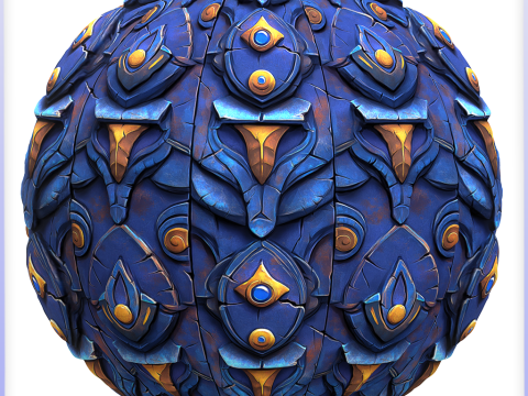 Stylized Wall Seamless Texture Tekstur CG