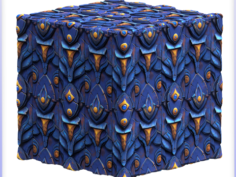 Stylized Wall Seamless Texture Tekstur CG