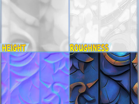 Stylized Wall Seamless Texture CG Textures