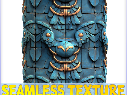 Stylized Wall Seamless Texture CG 텍스쳐