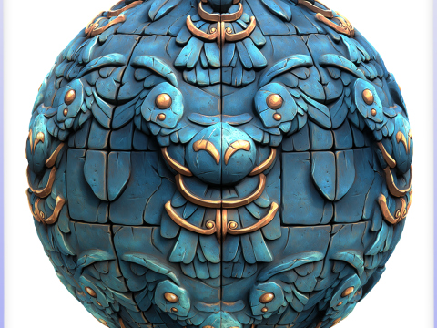 Stylized Wall Seamless Texture CG テクスチャ