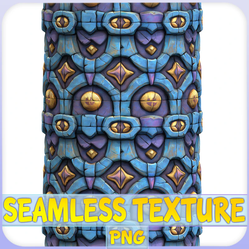 Stylized Wall Seamless Texture CG Textures .c4d .max .obj .3ds .fbx .stl .blend 