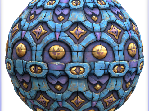 Stylized Wall Seamless Texture Texturas CG