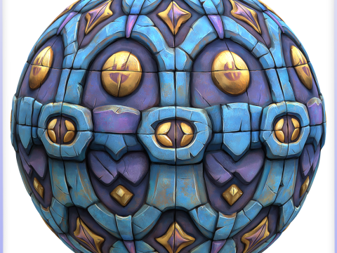 Stylized Wall Seamless Texture Texturas CG