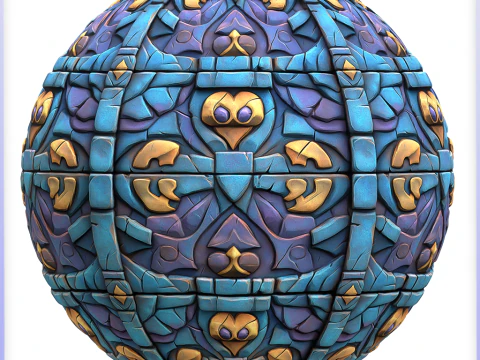 Бесшовная текстура стилизованной стены CG Текстуры