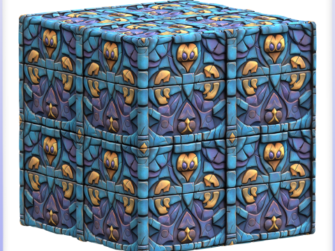 Stylized Wall Seamless Texture CG Textures