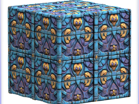 Бесшовная текстура стилизованной стены CG Текстуры