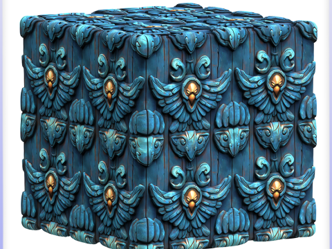 Stylized Wall Seamless Texture CG Textures