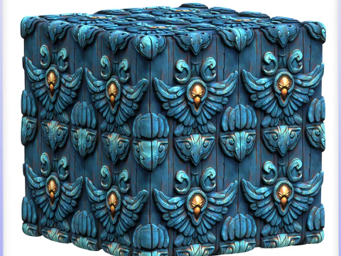 Stylized Wall Seamless Texture CG Textures