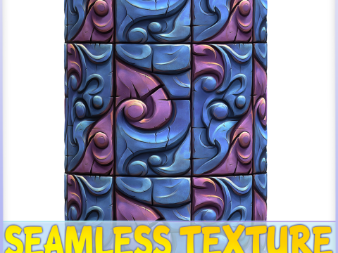 Stylized Wall Seamless Texture CG Textures