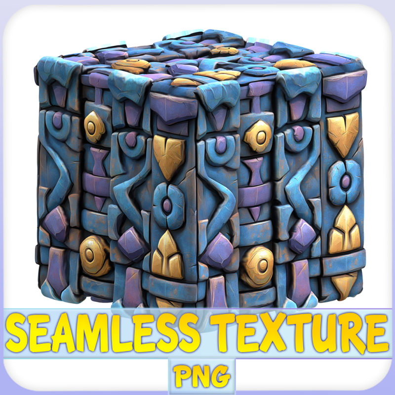 Stylized Wall Seamless Texture CG Dokuları .c4d .max .obj .3ds .fbx .stl .blend
