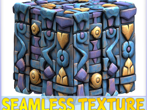 Stylized Wall Seamless Texture CG 纹理