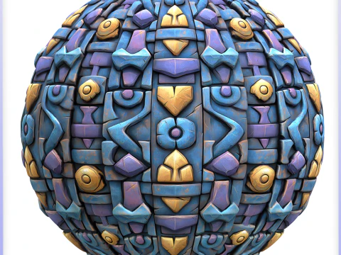 Stylized Wall Seamless Texture CG Textures
