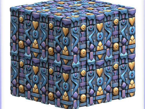 Stylized Wall Seamless Texture CG Dokuları