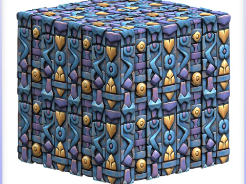 Stylized Wall Seamless Texture CG Textures
