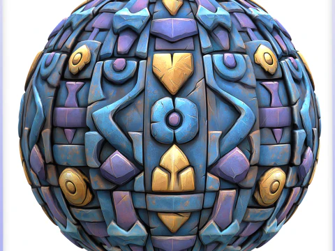 Stylized Wall Seamless Texture CG Textures