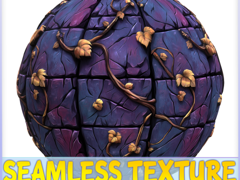 Stylized Wall Seamless Texture CG 纹理