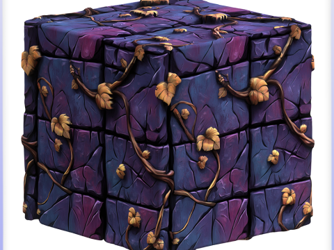 Stylized Wall Seamless Texture CG टेक्स्चर्स