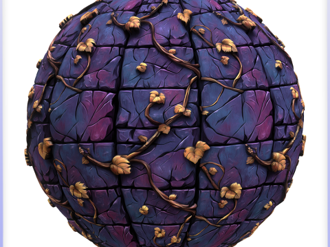 Stylized Wall Seamless Texture CG टेक्स्चर्स