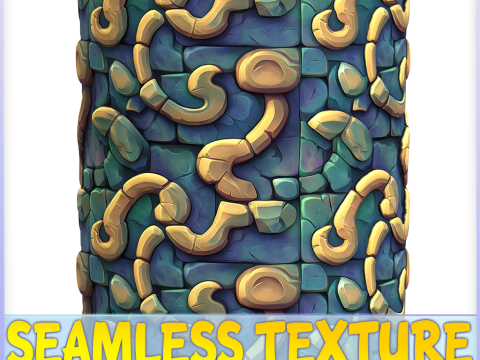 Stylized Wall Seamless Texture CG Textures
