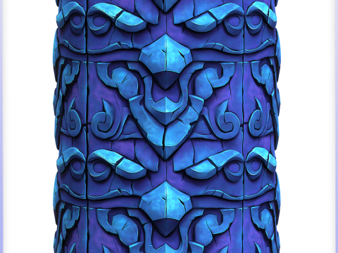 Stylized Wall Seamless Texture CG Tekstury