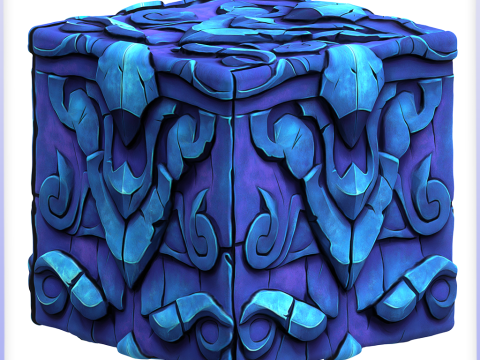 Stylized Wall Seamless Texture CG Tekstury
