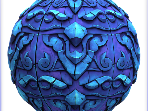 Stylized Wall Seamless Texture CG Tekstury