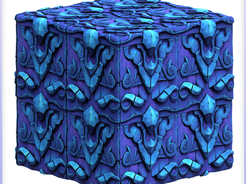 Stylized Wall Seamless Texture CG Tekstury