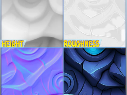 Stylized Wall Seamless Texture CG Textures