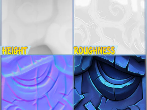 Struttura senza giunte della parete stilizzata CG Textures