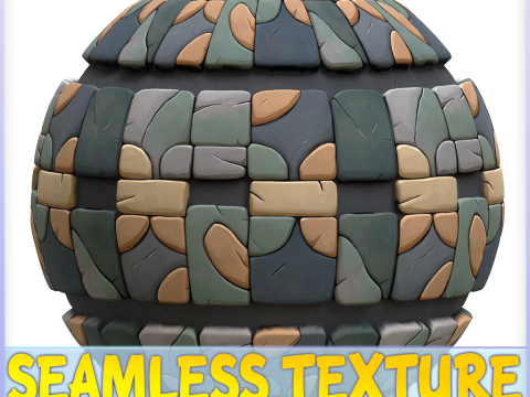 Stylized Wall Seamless Texture CG Textures