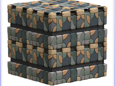 Stylized Wall Seamless Texture Tekstur CG
