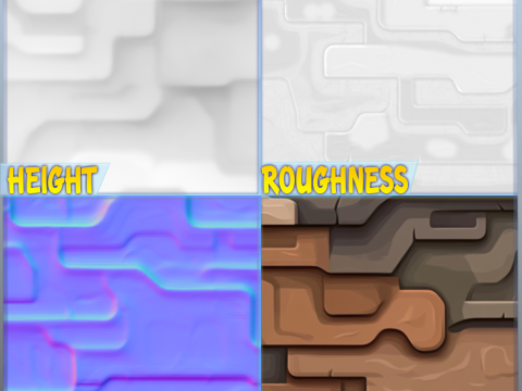 Stylized Wall Seamless Texture CG Dokuları